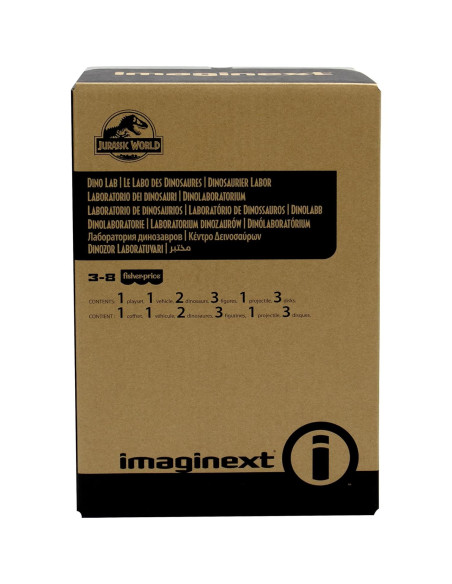 Set de Juego Fisher-Price Imaginext Mundo Jurásico con Figuras