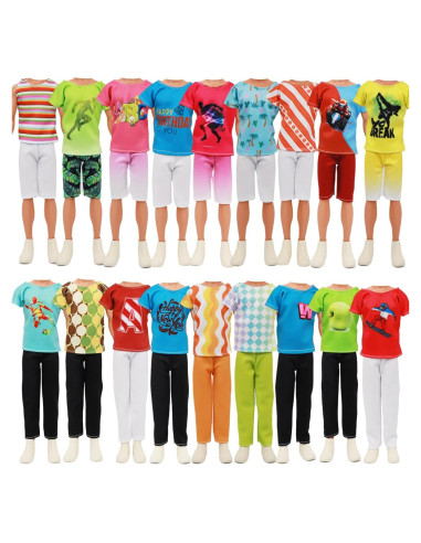 10 Conjuntos Ropa para Muñecos TimDtvo 29 cm Casual
