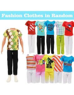 10 Conjuntos Ropa para Muñecos TimDtvo 29 cm Casual 2