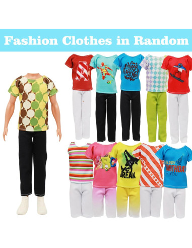 10 Conjuntos Ropa para Muñecos TimDtvo 29 cm Casual