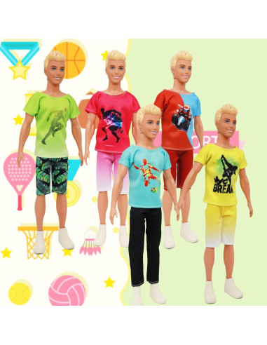 10 Conjuntos Ropa para Muñecos TimDtvo 29 cm Casual