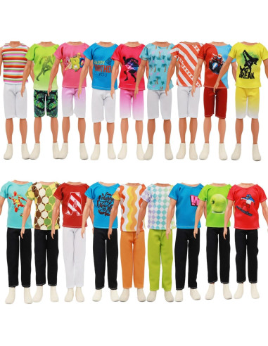 10 Conjuntos Ropa para Muñecos TimDtvo 29 cm Casual