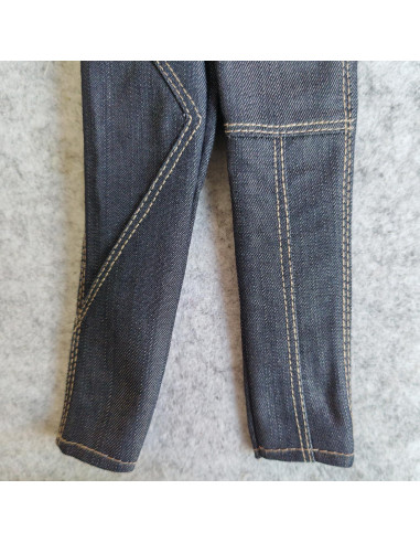 2 Pantalones Jeans Clásicos Azul para Muñeco 1/6 SSbeauty