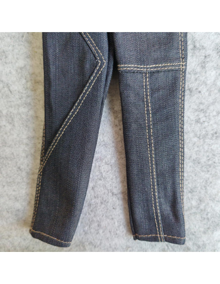 2 Pantalones Jeans Clásicos Azul para Muñeco 1/6 SSbeauty