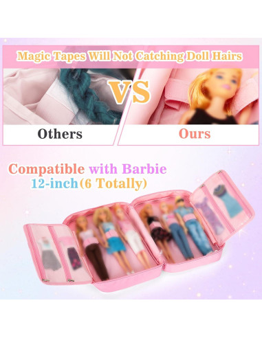 Funda de Transporte GRAOSO para Muñecas 30,48 cm Rosa