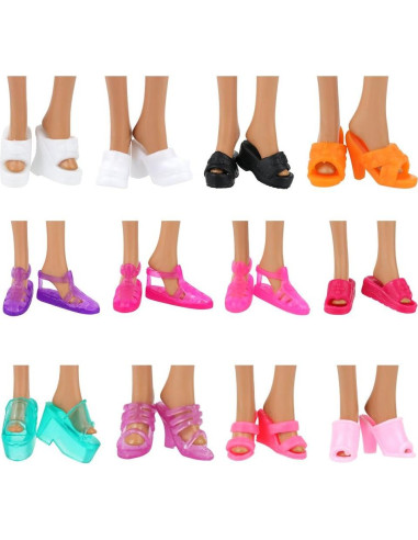 BARWA 5 Trajes de Baño Biquini para Muñeca 30,1 g