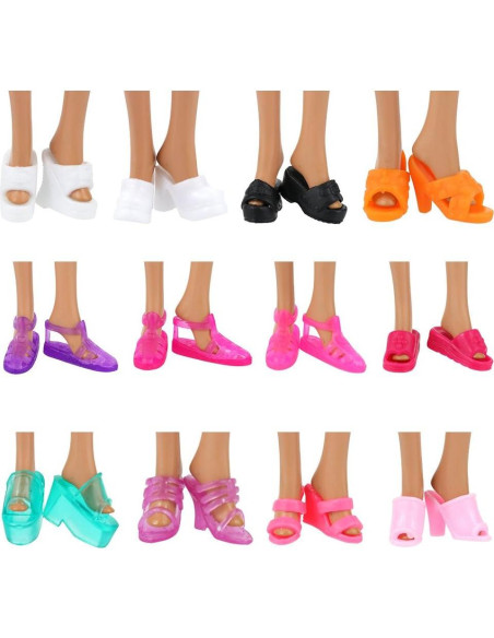 BARWA 5 Trajes de Baño Biquini para Muñeca 30,1 g