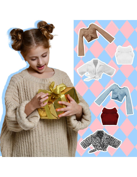 Conjunto Ropa de Muñeca Bencailor 6 Piezas 30 cm Estilo Retro