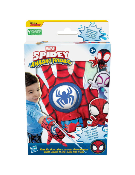 Guante de Agua Spidey y Sus Asombrosos Amigos Hasbro 3+ Años