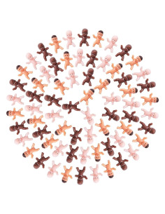 180 Mini Bebés de Plástico JUXINDA 2.54 cm para Fiestas