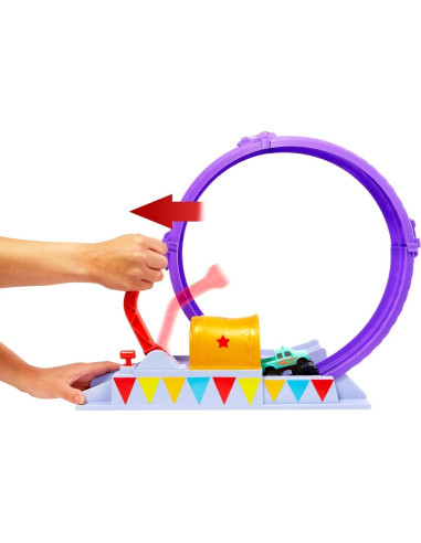 Mattel Cars Playset Circo con Ivy Monster Truck y Lanzador