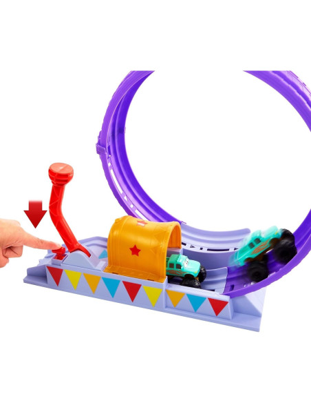 Mattel Cars Playset Circo con Ivy Monster Truck y Lanzador