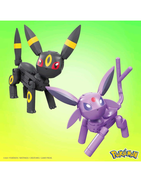 Juguete de Construcción MEGA Pokémon Umbreon y Espeon 122 Piezas