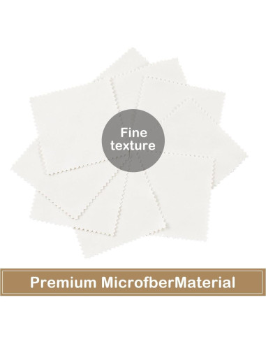 Paño de Limpieza de Joyería de Plata 50PCS Puppysew