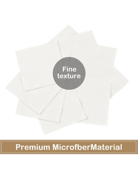 Paño de Limpieza de Joyería de Plata 50PCS Puppysew