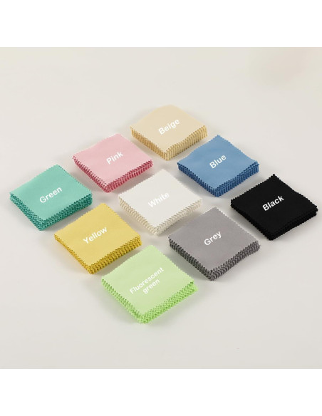 Paño de Limpieza de Joyería de Plata 50PCS Puppysew