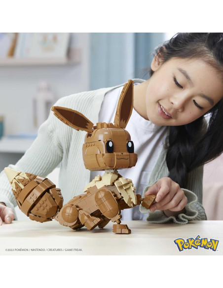 Set de Construcción Mega Construx Jumbo Eevee 824 Piezas 28 cm