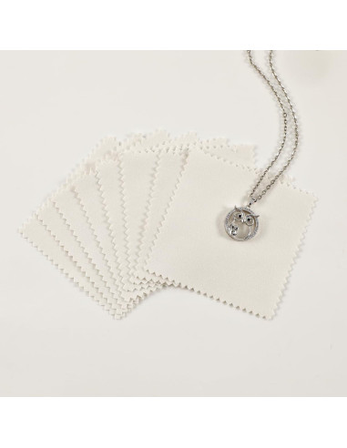 Paño de Limpieza de Joyería de Plata 50PCS Puppysew