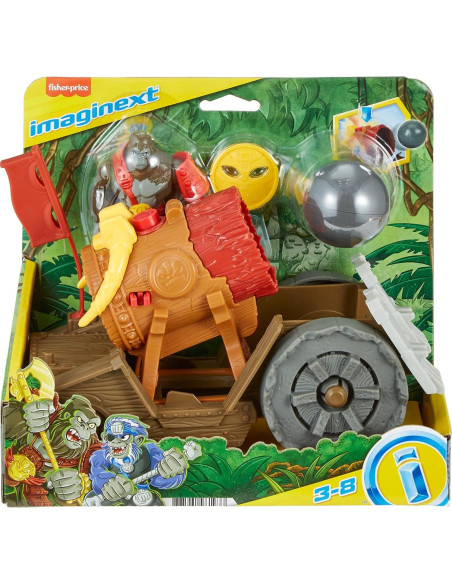 Cañón de Gorila Fisher-Price Imaginext 4 Piezas 3+ Años