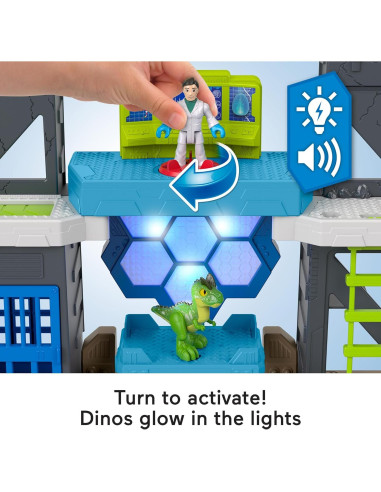 Juguete Dinosaurios Imaginext Fisher-Price HVY26 con Luces