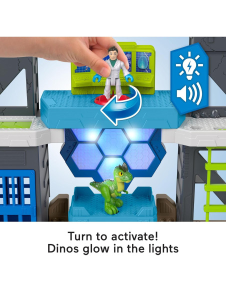 Juguete Dinosaurios Imaginext Fisher-Price HVY26 con Luces