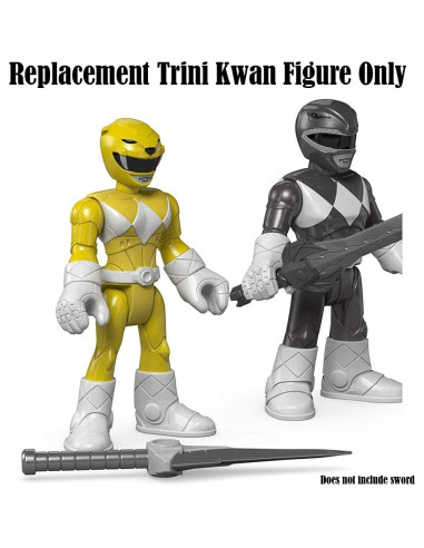 Figura Reemplazo Trini Kwan Imaginext Power Rangers DRY12