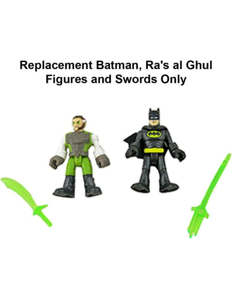 Piezas de Repuesto Imaginext Batman FMX64 Figuras y Espadas
