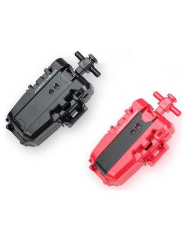 Paquete de 2 Lanzadores Bey X AIBREAY Rojo y Negro