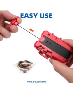 Paquete de 2 Lanzadores Bey X AIBREAY Rojo y Negro 2