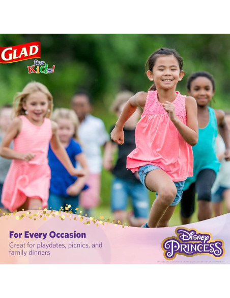 Copas de Plástico Disney Princesa Glad 16oz 36 Pzas