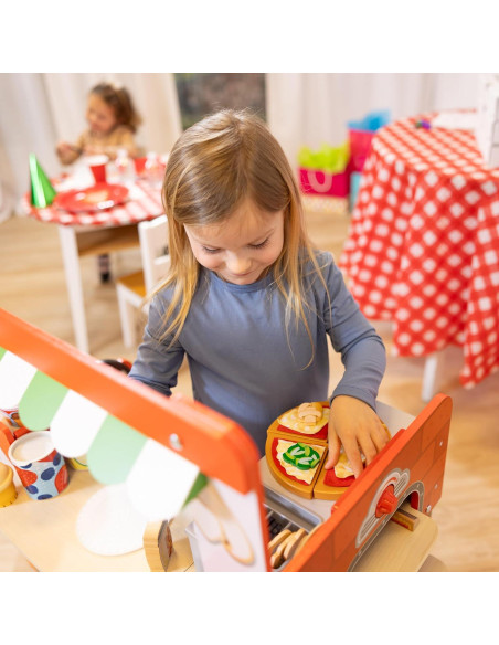 Centro de Actividades Camión de Comida de Pizza Melissa & Doug