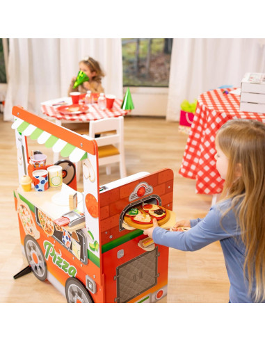 Centro de Actividades Camión de Comida de Pizza Melissa & Doug