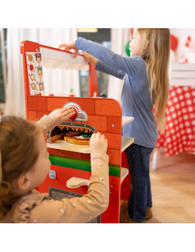 Centro de Actividades Camión de Comida de Pizza Melissa & Doug