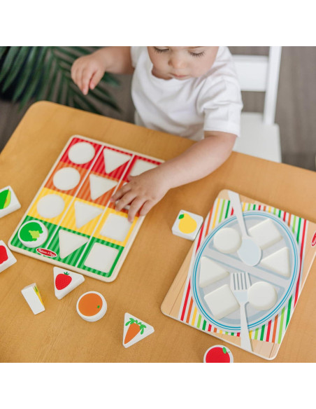 Carrito de Compras de Madera Melissa & Doug - Juguete Educativo 39.4x27.3x38 cm