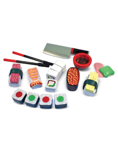 Juego de Sushi de Madera Melissa & Doug 24 Piezas para Niños