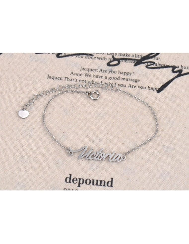 Collar HUAN XUN Te Quiero Mamá 40.6 cm Acero Inoxidable