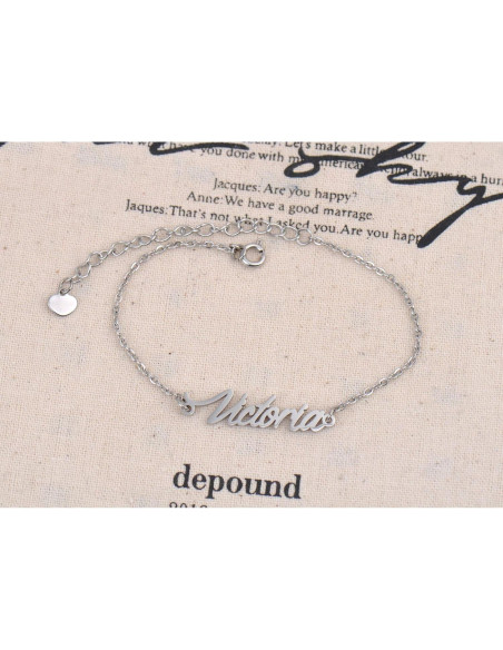 Collar HUAN XUN Te Quiero Mamá 40.6 cm Acero Inoxidable