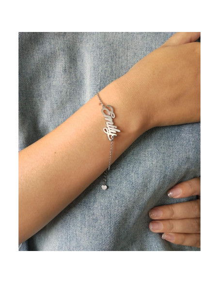 Collar HUAN XUN Te Quiero Mamá 40.6 cm Acero Inoxidable