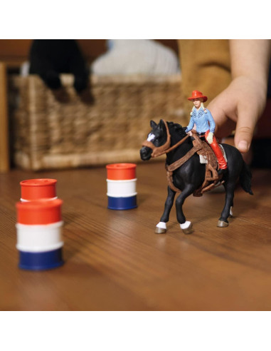 Schleich Set Carreras de Barriles 7 Piezas para Niños