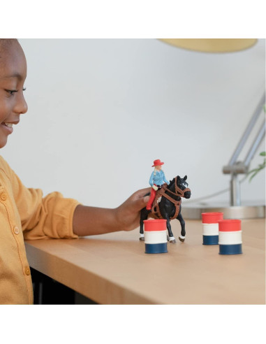 Schleich Set Carreras de Barriles 7 Piezas para Niños