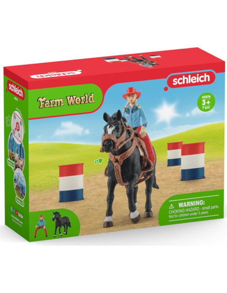 Schleich Set Carreras de Barriles 7 Piezas para Niños