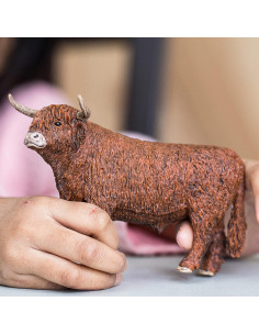 Figura Toro Highland Schleich - Juguete Realista 13.7 cm 2