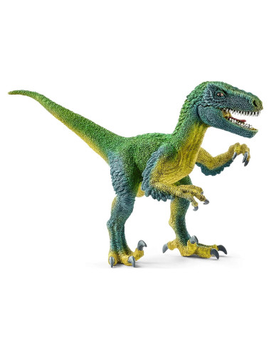 Figura Velociraptor Schleich 18cm con Mandíbula Móvil
