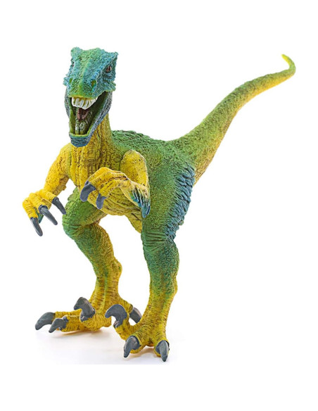 Figura Velociraptor Schleich 18cm con Mandíbula Móvil