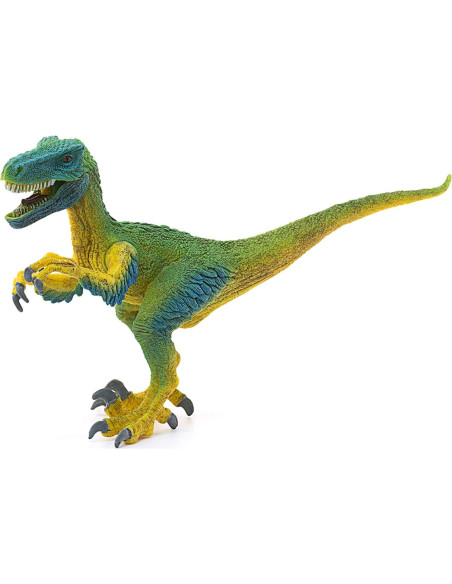 Figura Velociraptor Schleich 18cm con Mandíbula Móvil