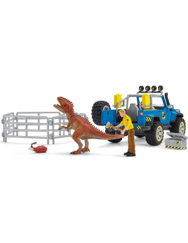 Camión de Juguete Schleich con Dinosaurios 15 Piezas 4-12 Años