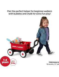 Carrito de Jardín 2-en-1 Radio Flyer Rojo 15.88 kg 2