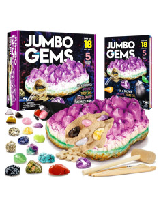 Kit de Excavación de Gemas XXTOYS - 18 Gemas Reales