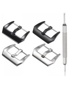 Conjunto de Hebillas de Correa de Reloj uxcell 26mm Acero Inoxidable