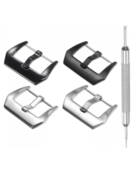 Conjunto de Hebillas de Correa de Reloj uxcell 26mm Acero Inoxidable